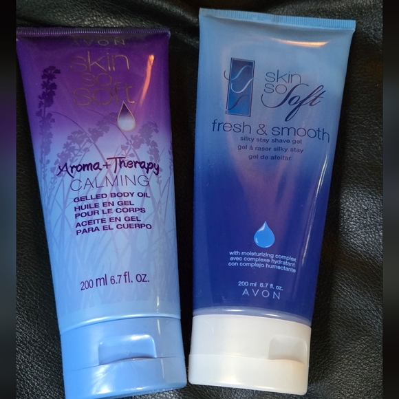 Avon Skin So Soft shave Gel&Body Oil  Duo full sz6.7floz - Picture 2 of 6